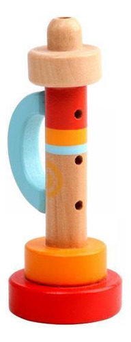 2 Bebé De Madera Trompeta Buglet Cuerno Instrumento De