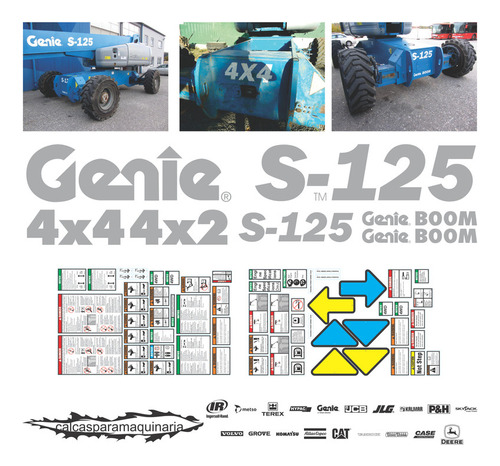 Kit De Calcas De Restauración Para Genie S 125