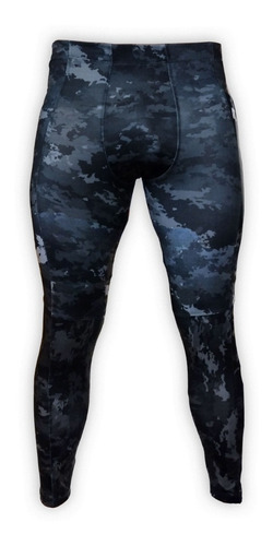Imagen 1 de 4 de Calza Camuflada Deportiva Hombre Compresión Con Bolsillo
