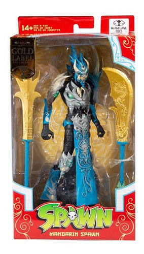 Imagen 2 de 3 de Spawn Mandarin Figura Lujo 17 Cm Muñeco Art. 90018