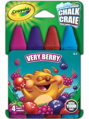 Crayola Construir Su Caja Muy Berry Tiza (4 Conde).