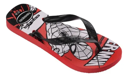 Sandalias Hombre Top Rojo Marvel Havaianas