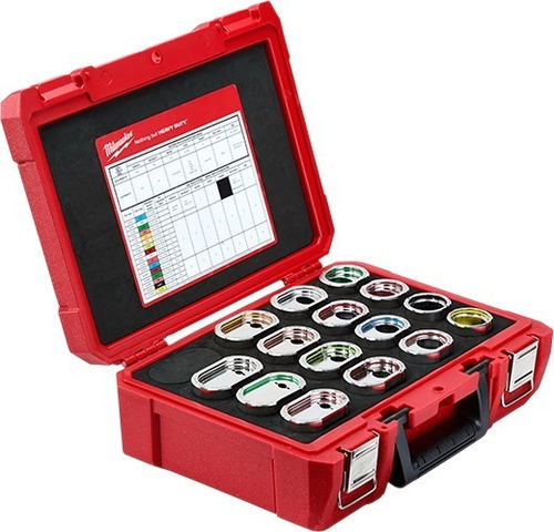 Milwaukee 49-12-kita Jgo De Dados De Aluminio En U #6-750mcm