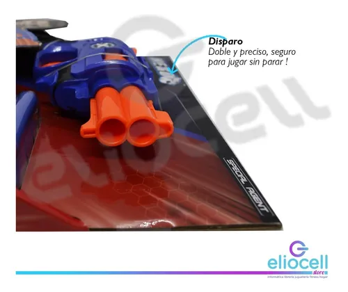 Pistola Arma Hero Firestrike Shooting Elite Agente 8 Dardos