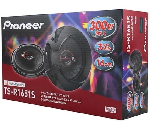 Bocinas 6.5 Pioneer Ts-r1651s -3 Vias 300watts Max