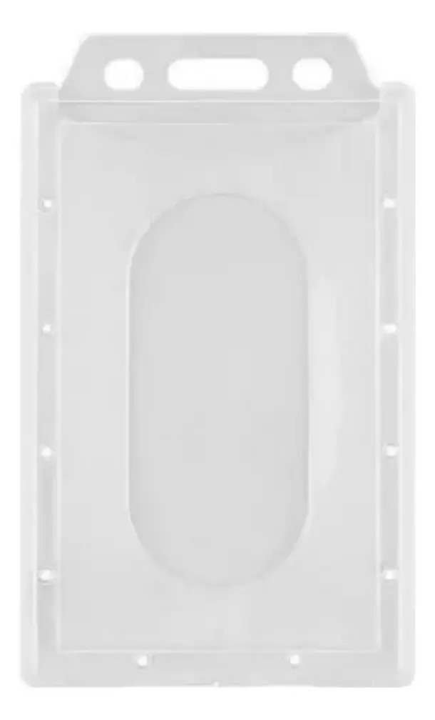 Pack 50 Pcs Porta Credencial Plastico Transparente Rigido 9.2*6.8cm