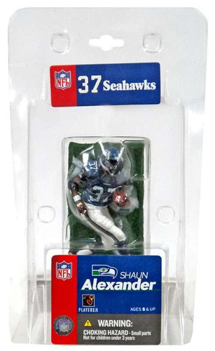 Mini Figura Shaun Alexander Nfl 3`` Mcfarlane 