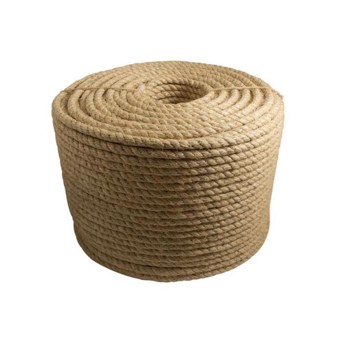 Corda Sisal Torcida Natural 9,5mm 3/8  Rolo 220mt 15 Kg