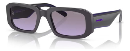 Óculos De Sol - Arnette - Thekidd - An4318 12404q 53 Armação Cinza Haste Grey | Transparent Purple Lente Fifty Grey | Purple Desenho Quadrado