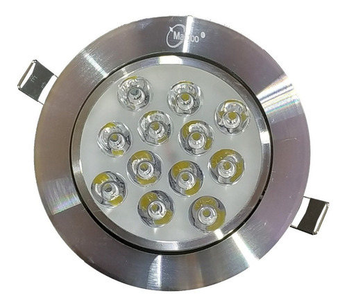 Lampara Led Para Empotrar 12w Dirigible Plafon 11cm Mgdir12