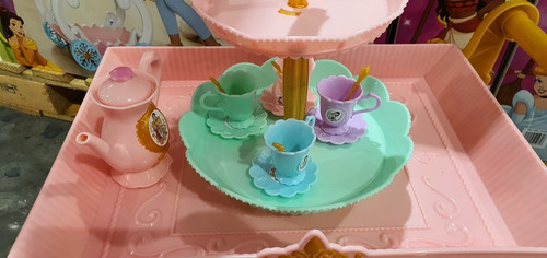 Imagen 6 de 6 de Carrito Mesita Juego De Te De Princesas Disney Para Niñas