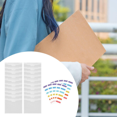 36pcs File Pastas Arquivo Envelope