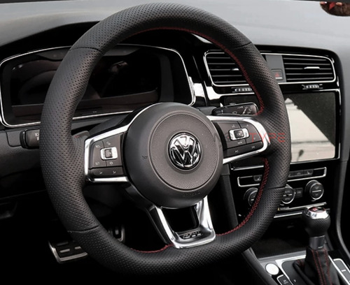 Funda Volante Vw Gti Gli Polo Golf Jetta 2016-2022 Perforada