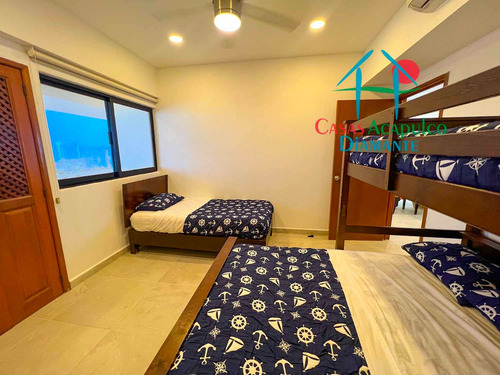 Cad Torre Uno 802. Terraza Doble Con Vista A Las Albercas Y Al Mar