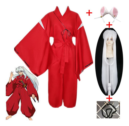 Disfraz De Cosplay De Anime De Inuyasha Para Halloween Y Car