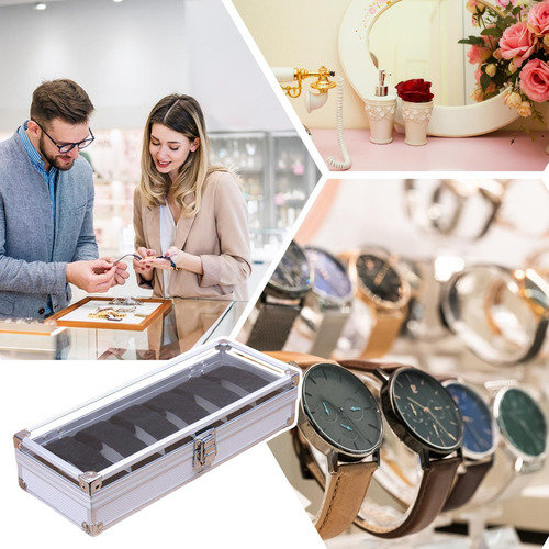 Caja De Relojes Y Joyas Para Hombres Caja De Almacenamiento