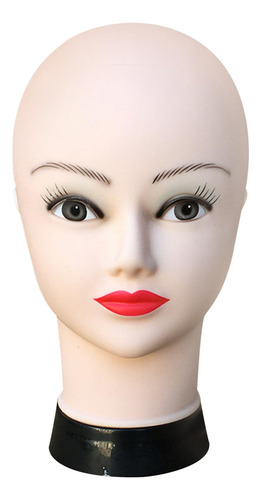 Soporte Para Peluca Con Cabeza De Maniquí Rojo Verde