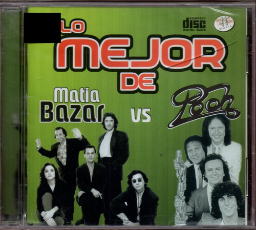 Cd  Lo Mejor De Matia Bazar Vs Pooh