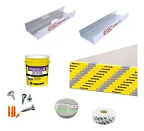 Comprar Placa Durlock 4 Dimensiones Materiales X M2 Tabique Simple Blanco