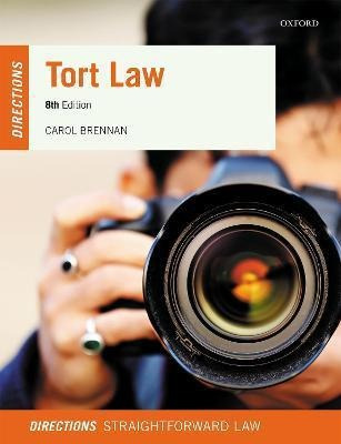 Libro Tort Law Directions - Carol Brennan