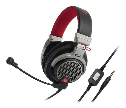 Auriculares Gamer Premium Audio Technica Ath-pdg1 Mic Pc Ps4 Color Negro