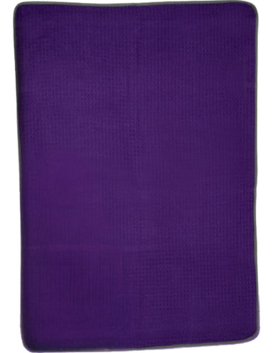 Toalha De Microfibra Para Secagem Automotiva 71x90cm Zacs Cor Violeta-escuro