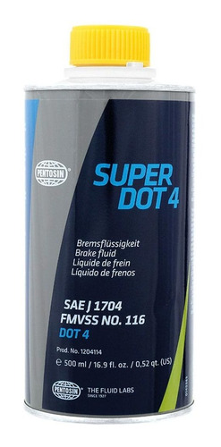 Liquido De Frenos Super Dot 4 Pentosin 1204116 1 Litro