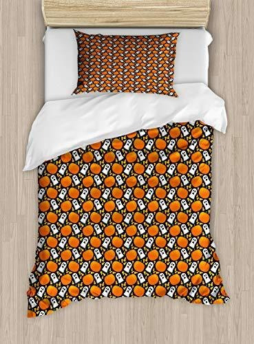 Fundas Para Edredones - Ambesonne Halloween Duvet Cover Set,