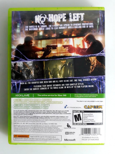 Resident Evil 6 Xbox 360 Lenny Star Games