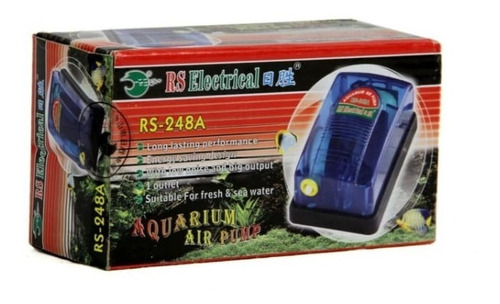 Aireador Rs- 248a Importado Acuario Growshop Hidroponia