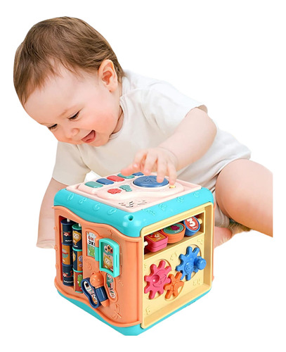 Cubo De Actividades 7 En 1 Para Bebés Cubo De Juego Musical 