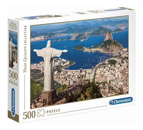 Rio De Janeiro Corcovado Brasil Rompecabezas 500 Clementoni