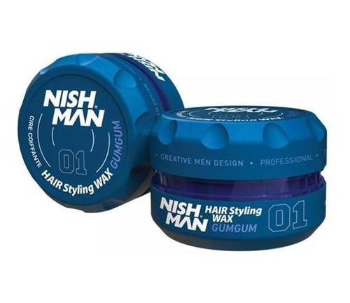 Cera Moldeadora Nishman 01 Para Peinado Aroma Gum Gum 150 Ml