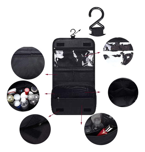 Neceser De Viaje Organizador De Maquillaje Para Colgar Color Diseño De La Tela