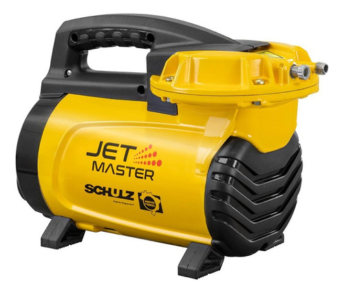 Compressor de ar elétrico portátil Schulz Jet Master monofásica 500W 127V 60Hz amarelo