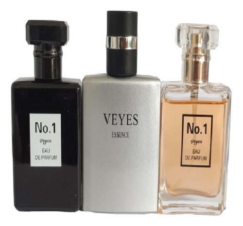 Perfume Hombre Set Gift Box Veyes 25ml 3pcs Essence- Nº1