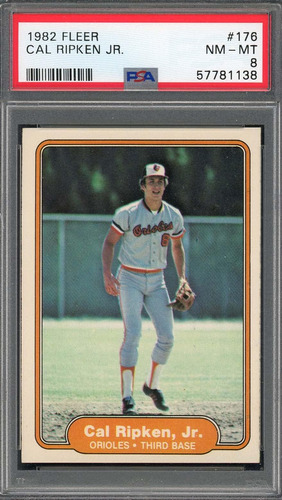 Cal Ripken Jr 1982 Fleer Baseball Rookie Card 176 Clasificad