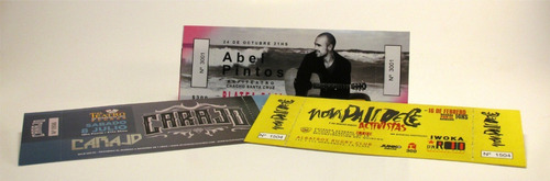 300 Entradas Calco Numeradas Fullcolor Alta Calidad 148x56mm