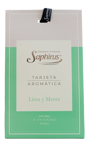 Tarjetas Aromáticas Saphirus X 1 Unidad