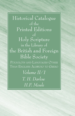 Libro Historical Catalogue Of The Printed Editions Of Hol...