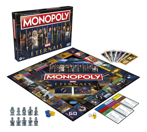 Monopoly: Edición Eternals De Studios - Juego De Mesa Para