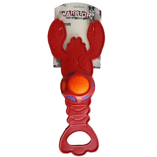 Warrior Langosta De Caucho Con Pelota Y Sonido Pethome