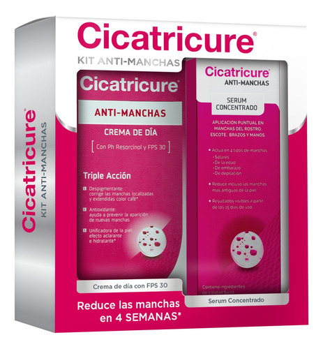 Pack Cicatricure Serum Concentrado + Anti-mancha Día