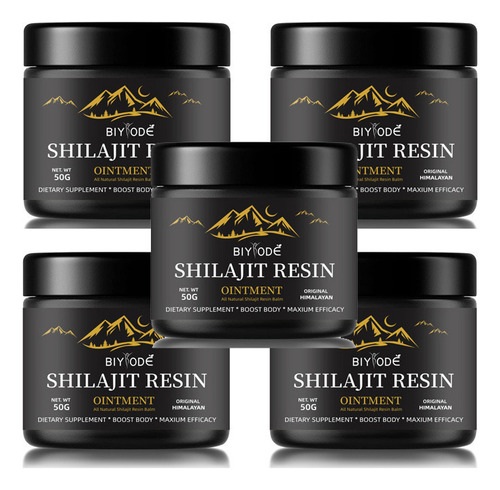 5 Piezas De Resina De Shilajit De 50 G