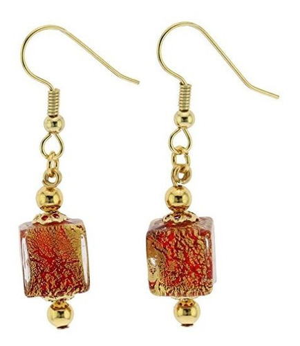 Murano Antico Pendientes Cubos De Cristal Glassofvenice Teso