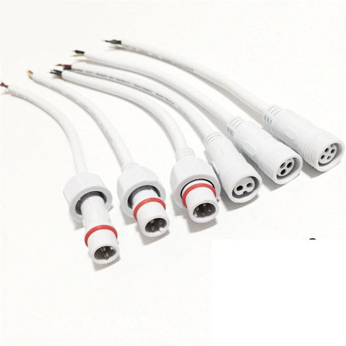 Conector Impermeable (ip68) Con Cable 4 Y 5 Pines