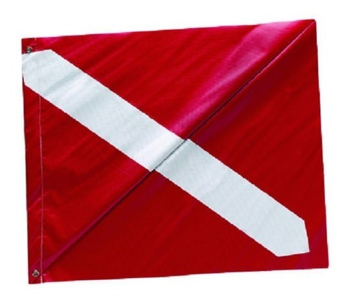 Bandera Buceo Buzo Pvc Reforzada Nautica Accesorios 