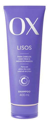  Shampoo OX Cosméticos Lisos Bisnaga 400ml