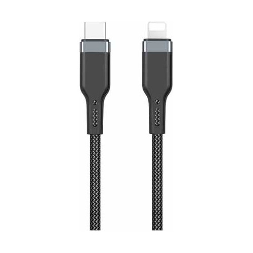 Cable Wiwu Tipo-c A Lightning Pt04 1.2m Negro