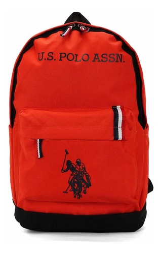 Morral/bolso/mochila/maleta Us Polo Assn Color Naranja